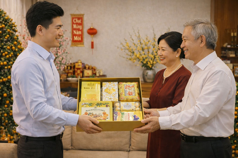 Biếu quà Tết Nhà Người Yêu