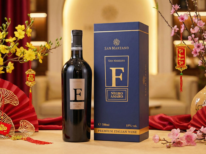 Rượu vang F tặng Tết