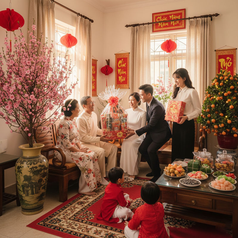 quà Tết biếu thông gia