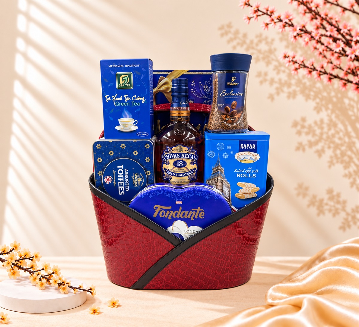 Giỏ Quà Tết Chivas 18