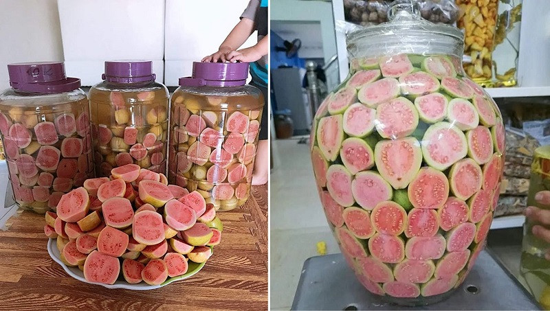 Cách ngâm rượu ổi không đường