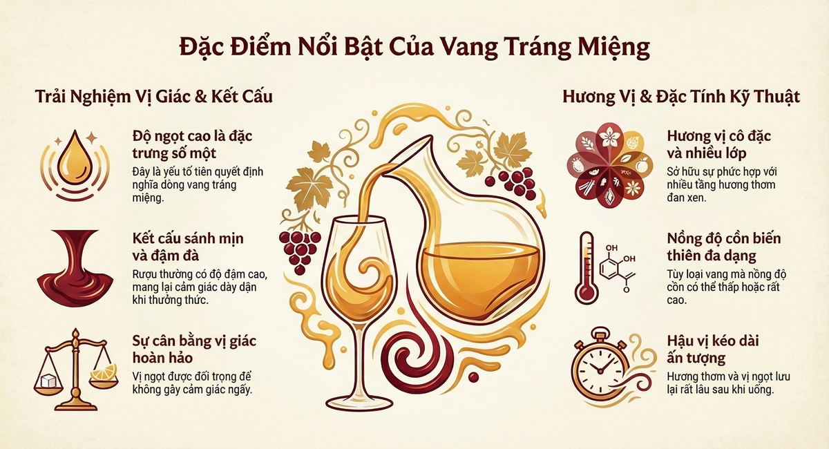 Đặc điểm Dessert wine là gì