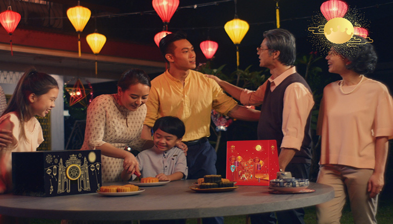 Dịp lễ Tết Trung thu là dịp gia đình sum họp với nhau