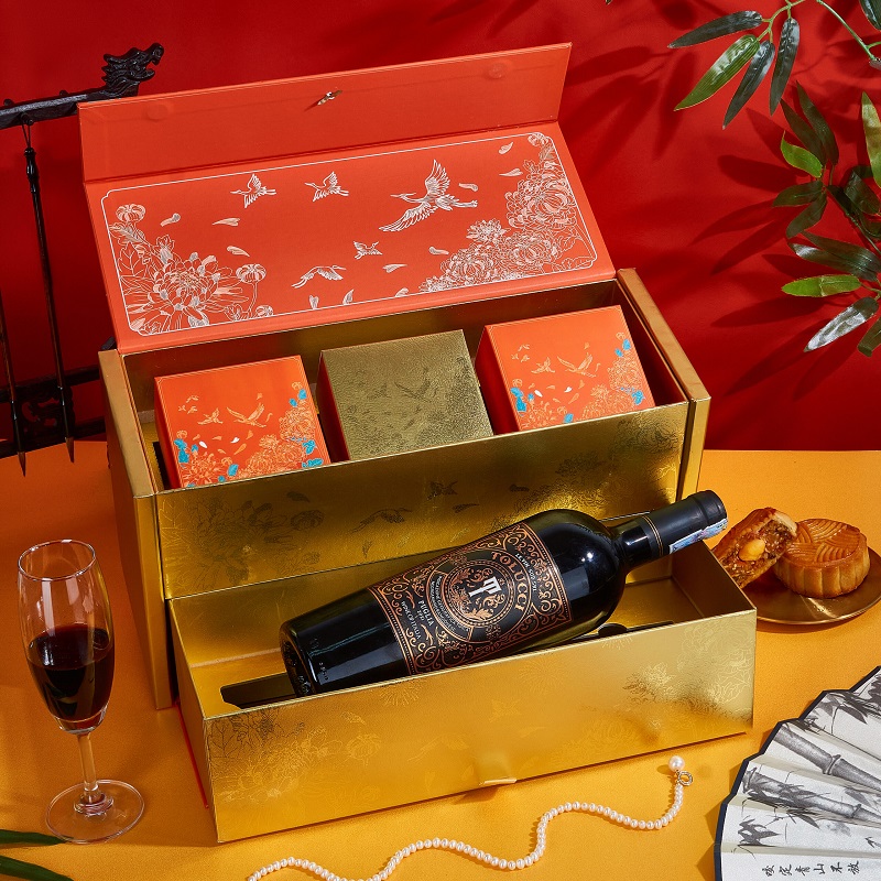 Hộp bánh Trung thu cao cấp 3 tầng