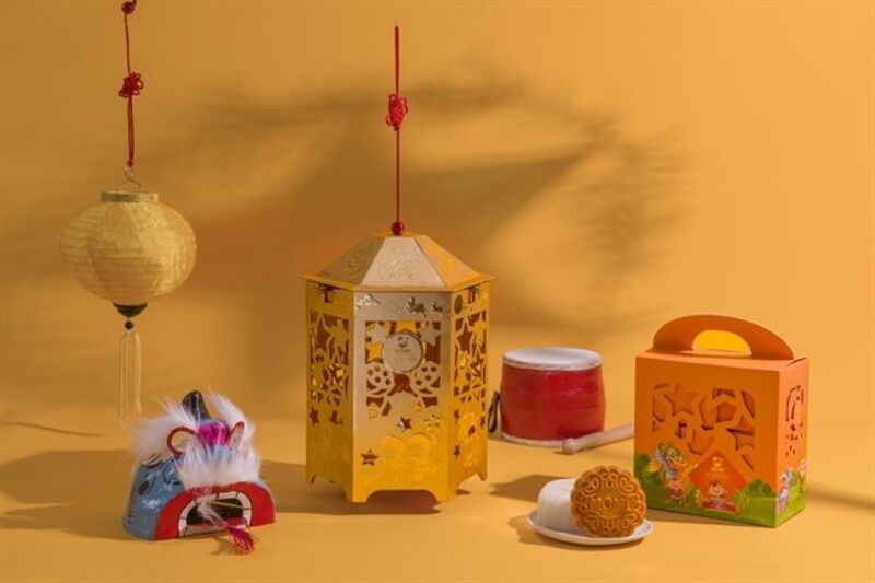 Quà tặng đèn lồng Trung thu thủ công