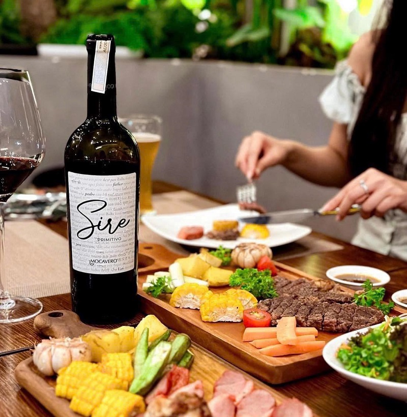 Thưởng thức Mocavero Sire Chardonnay IGP