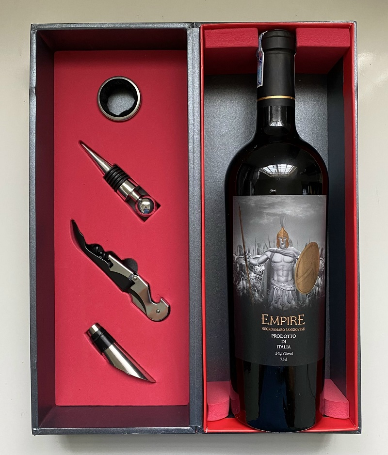 Hộp rượu vang Empire Negroamaro Sangiovese