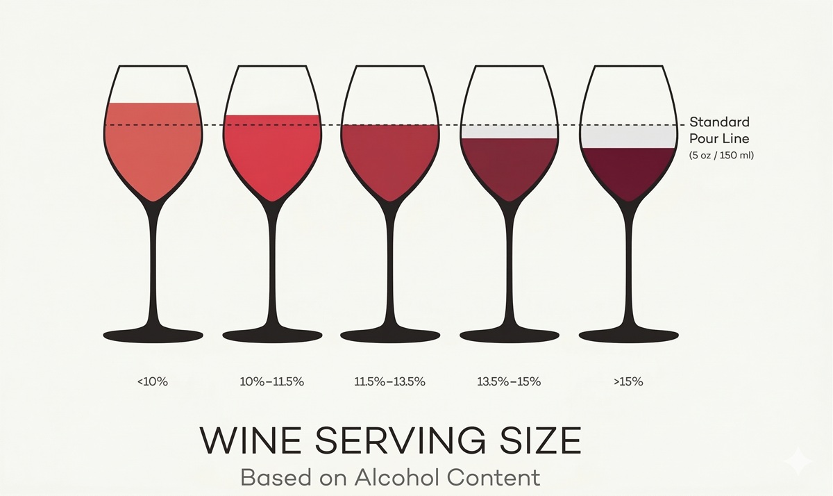 Nồng độ cồn ảnh hưởng đến hương vị rượu vang