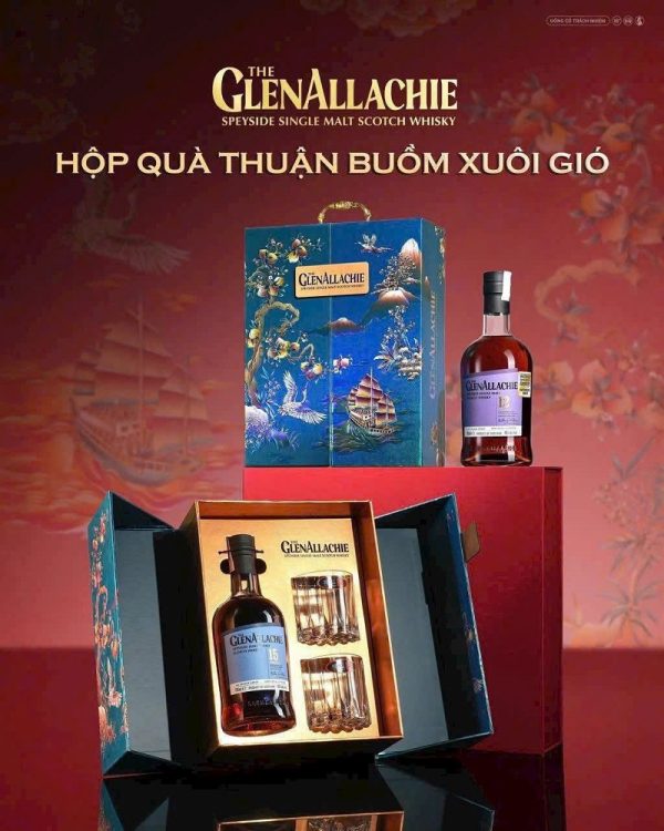 Hộp quà tặng Whisky GlenAllachie