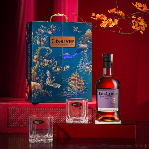 Hộp quà tặng Whisky GlenAllachie 12