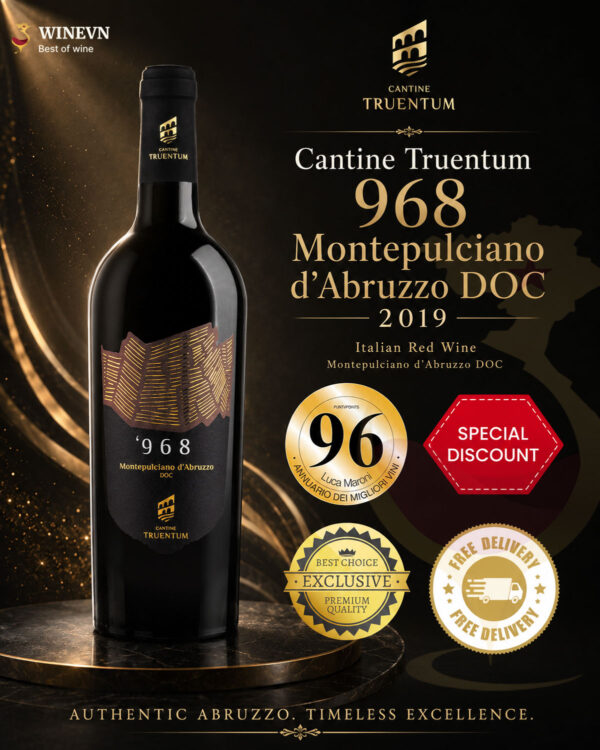 Cantine Truentum 968 Montepulciano d’Abruzzo DOC 2019