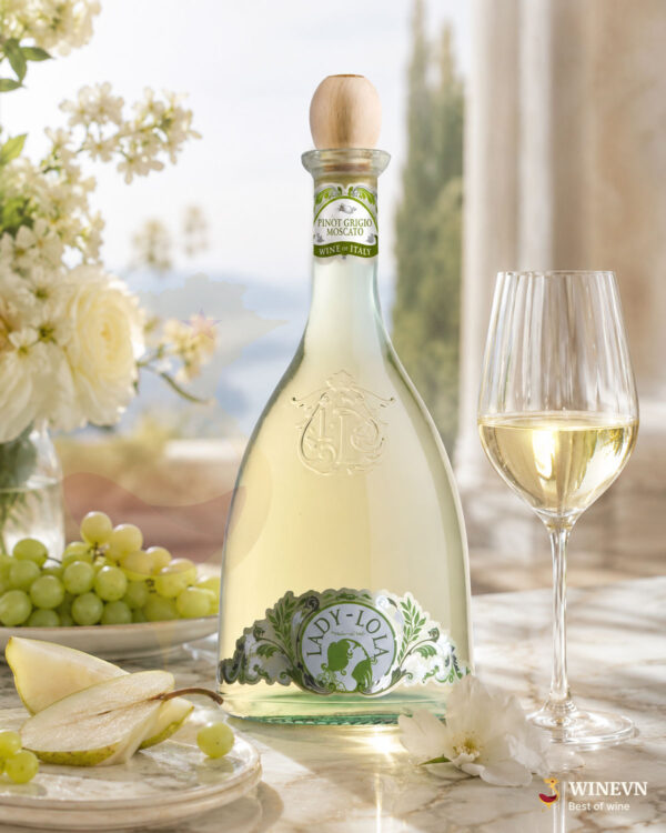 Vang Lady Lola Pinot Grigio Moscato Sicilia IGT
