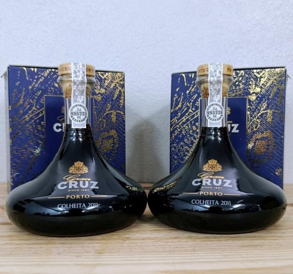 Hộp quà rượu Porto CRUZ Decanter Colheita 2011