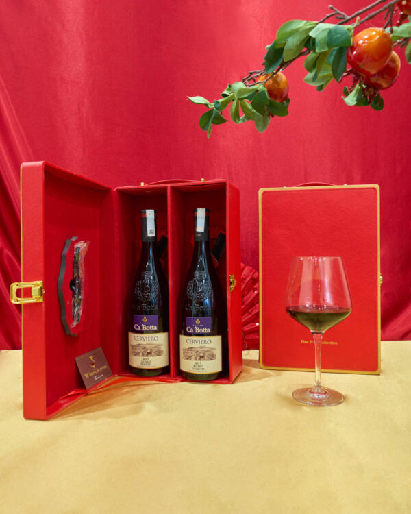 Hộp Quà Rượu Vang Tenute Ca’ Botta Cerviero Rosso Veneto