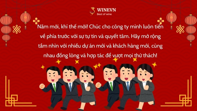 lời chúc khai xuân đầu năm cho công ty