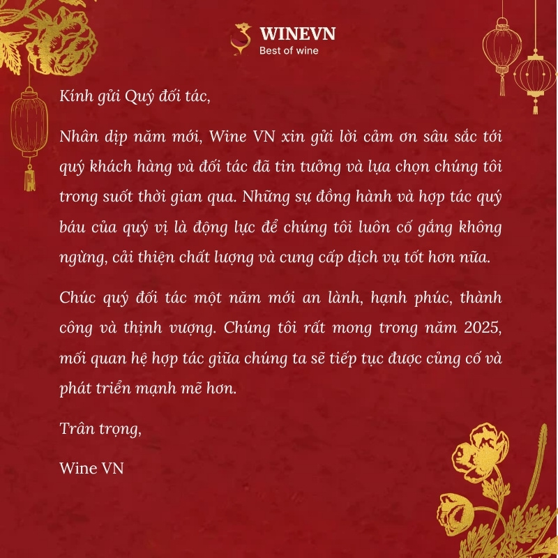 Email chúc Tết đối tác duy trì mối quan hệ bền vững