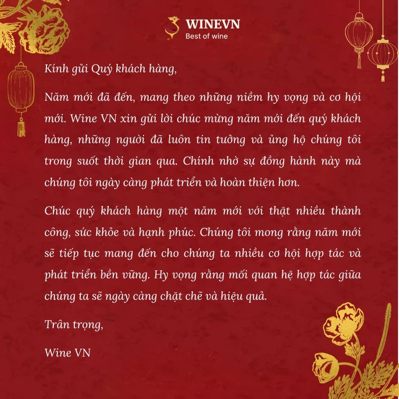 Email chúc Tết thể hiện tính chuyên nghiệp, khẳng định dự cam kết đồng hành cùng khách hàng