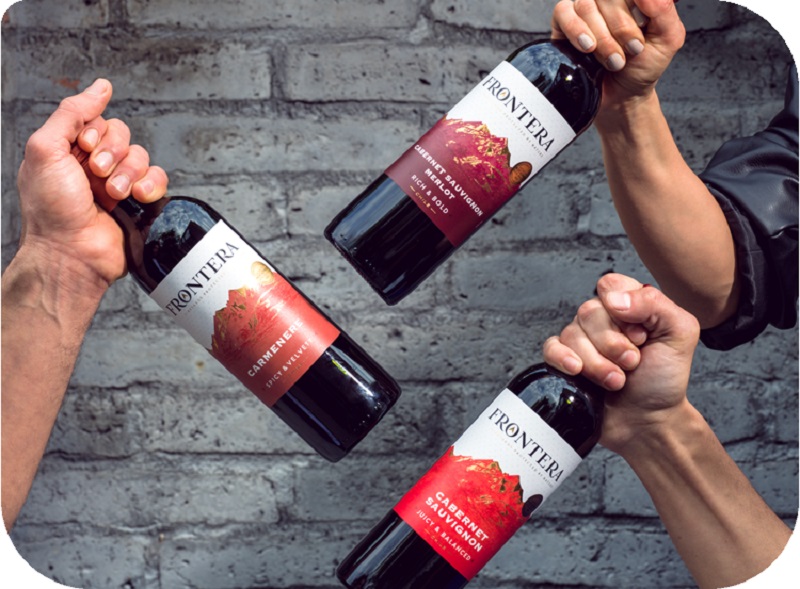 Rượu Vang Frontera Chile đỏ