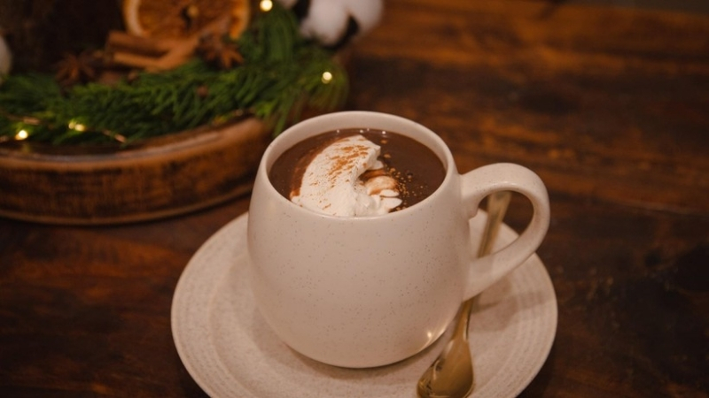 Chocolate nóng thức uống giáng sinh