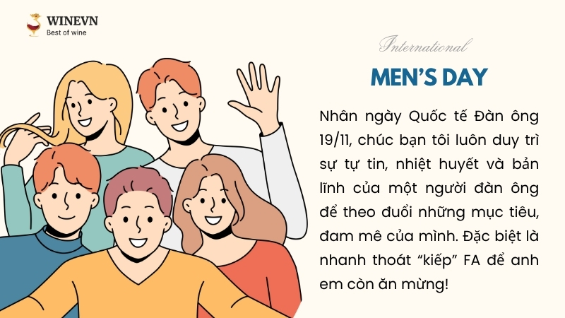 Lời chúc ngày 19/11 dành cho bạn bè