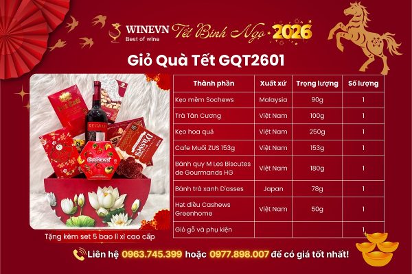 Giỏ Quà Tết GQT2601