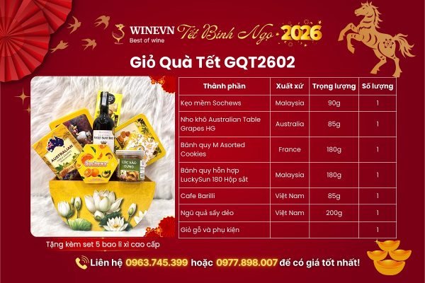 Giỏ Quà Tết GQT2602