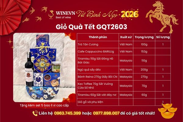 Giỏ Quà Tết GQT2603