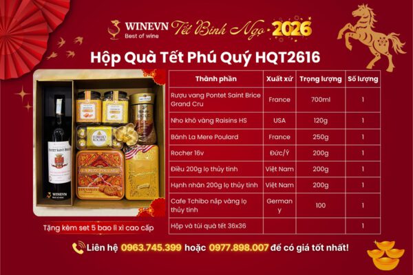 Hộp Quà Tết Phú Quý HQT2616