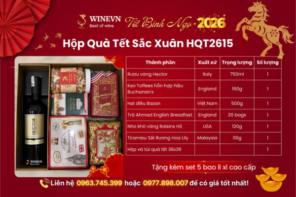 Hộp Quà Tết Sắc Xuân HQT2615