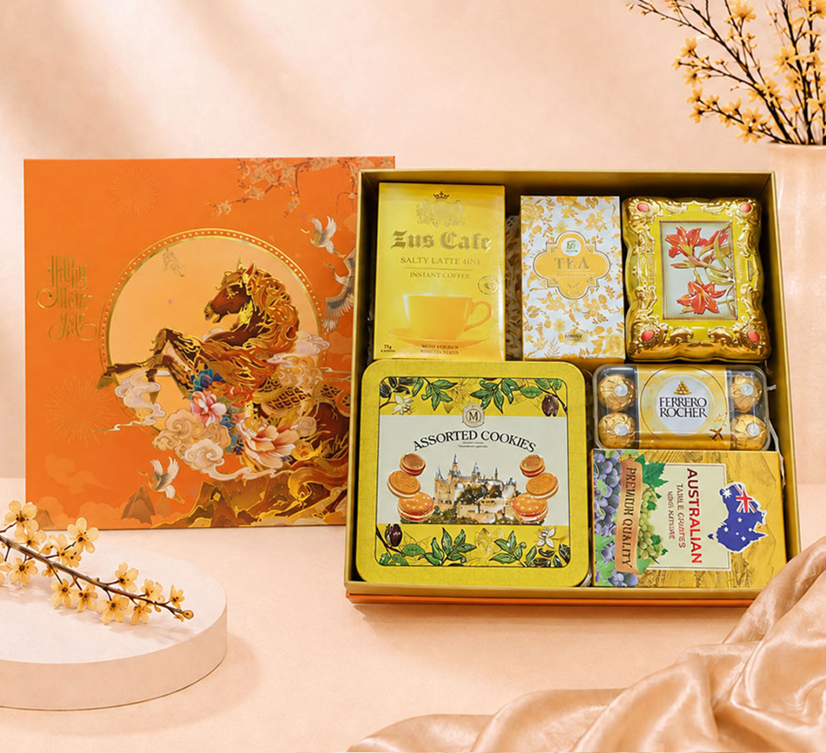 Hộp Quà Tết Kim Xuân HQT2632
