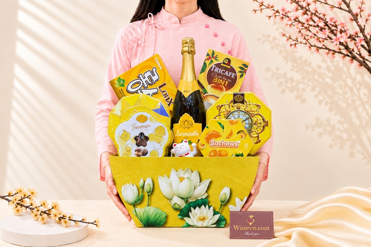 Giỏ Quà Tết Kim Xuân GQT2608 - Ảnh 2