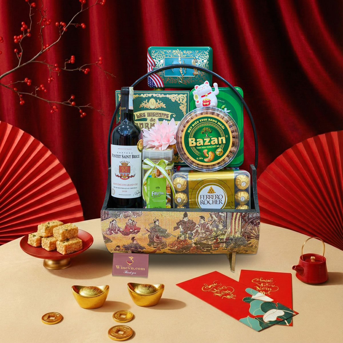 1 giỏ quà Tết gồm những gì