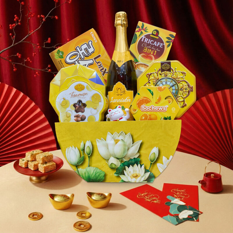 Giỏ Quà Tết Kim Xuân GQT2608