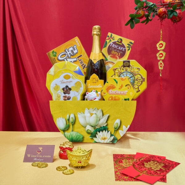Giỏ Quà Tết Kim Xuân GQT2608