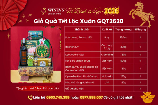 Bảng thành phần quà Tết (1200 x 800 px) - gio-qua-tet-lo Giỏ Quà Tết Lộc Xuân GQT2620