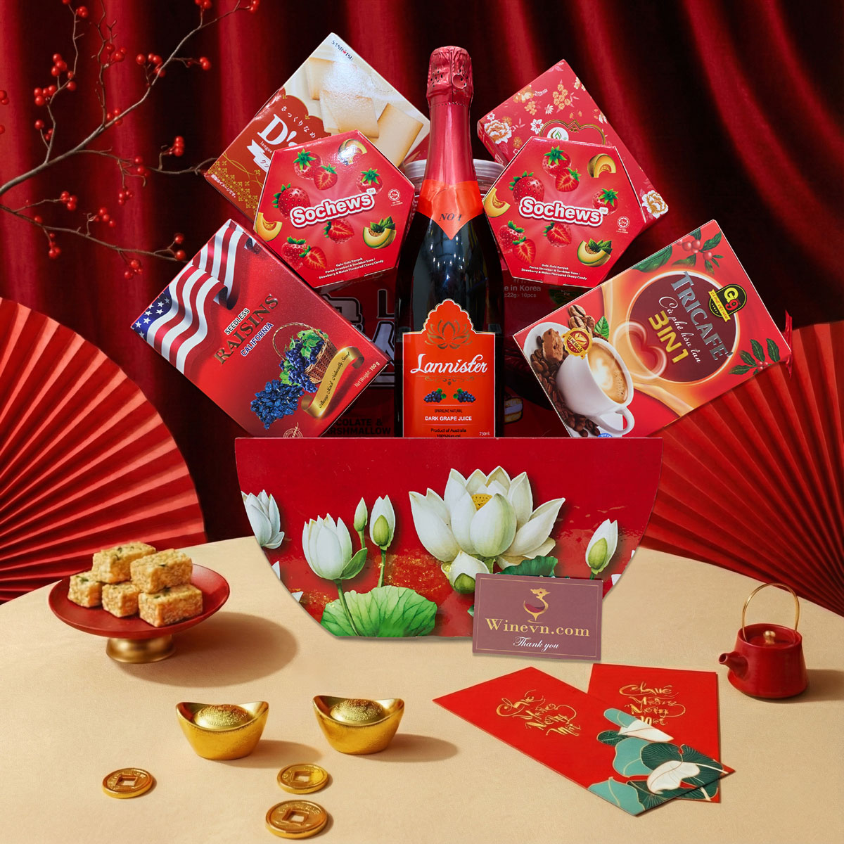 giỏ quà tết cho công nhân