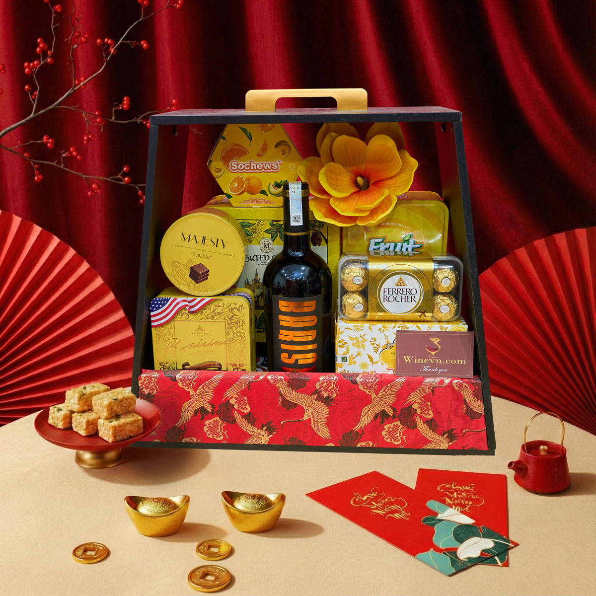 cách gói quà tết đẹp