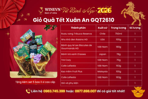 Bảng thành phần quà Tết (1200 x 800 px) - gio-qua-tet-xu Giỏ Quà Tết Xuân An GQT2610
