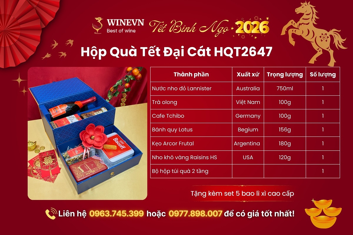 Hộp Quà Tết Đại Cát HQT2647