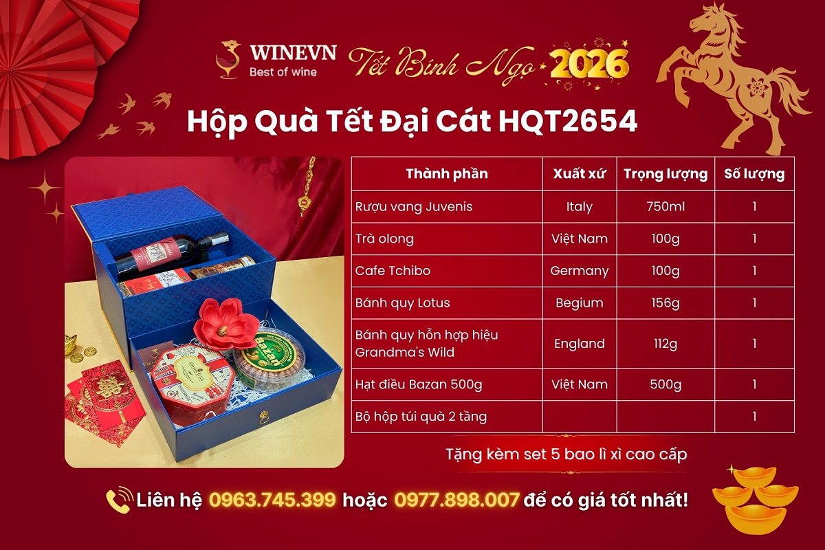 Hộp Quà Tết Đại Cát HQT2654