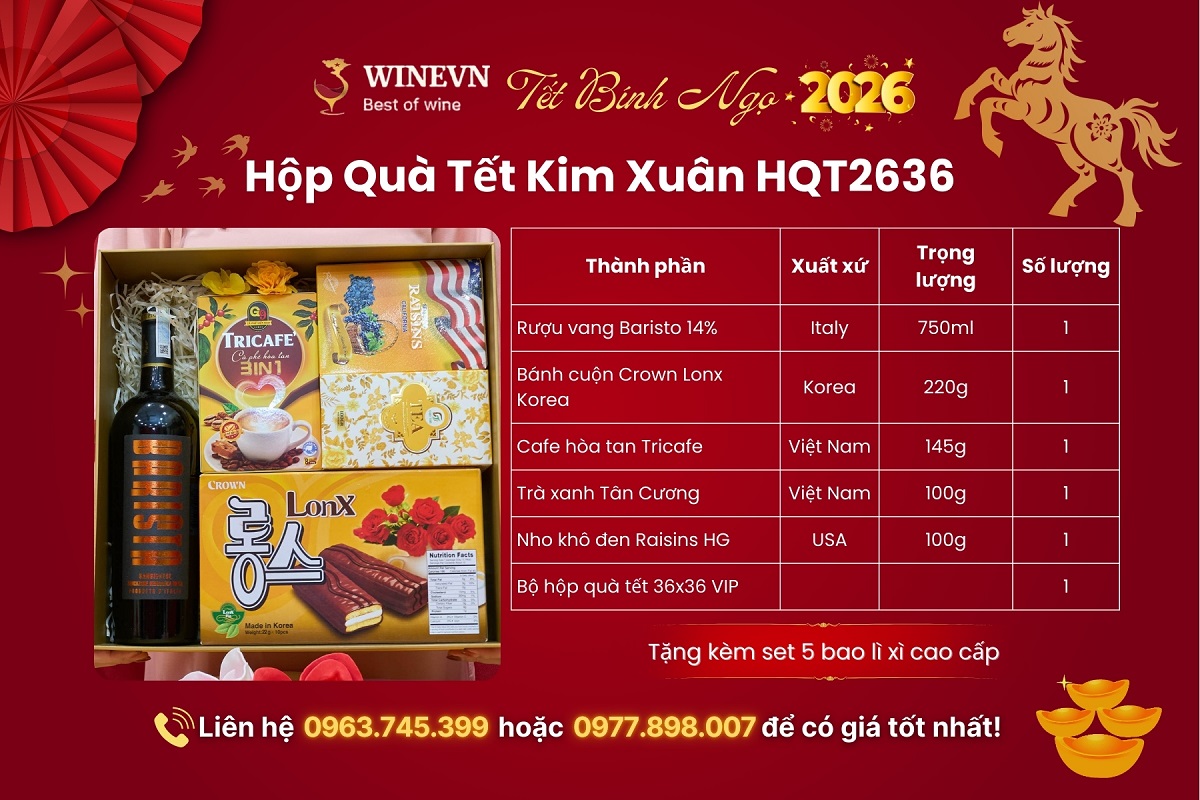 Hộp Quà Tết Kim Xuân HQT2636