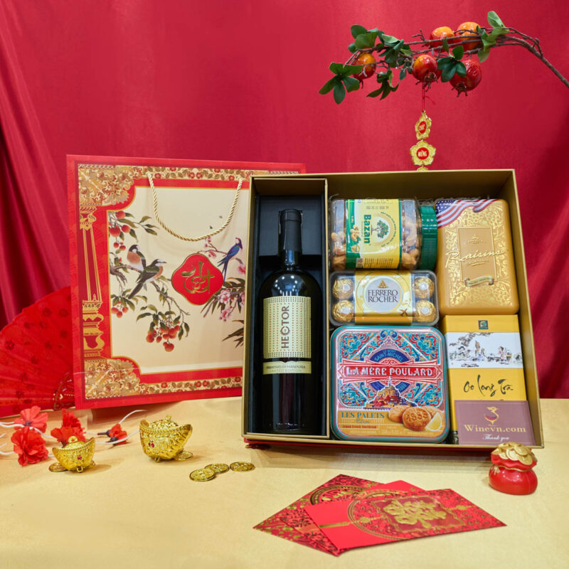 giỏ quà màu vàng