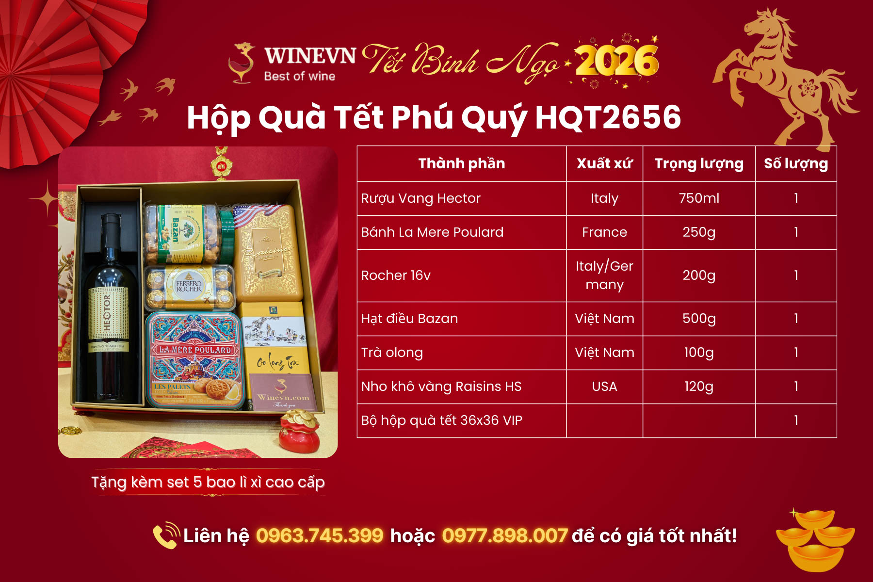 Hộp Quà Tết Phú Quý HQT2656