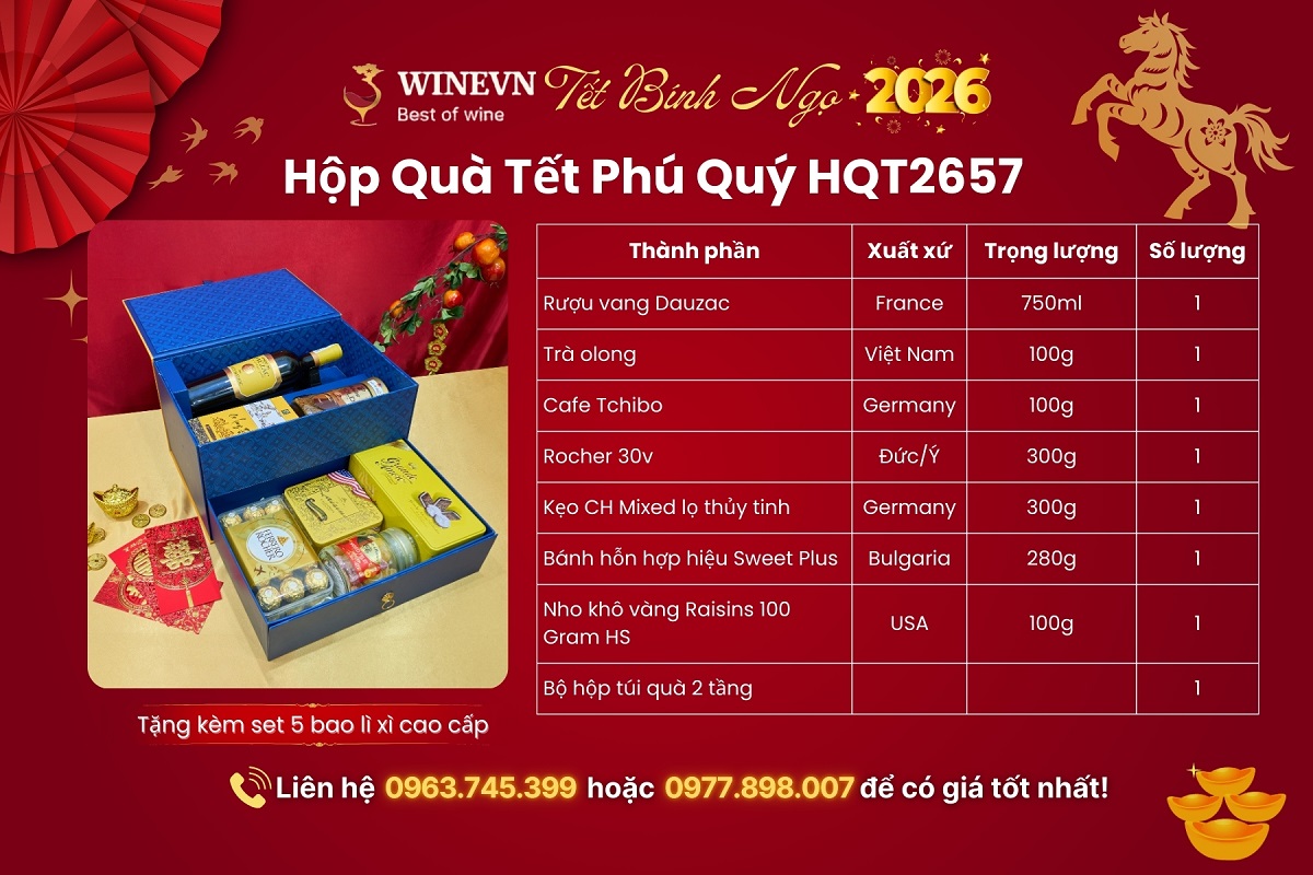 Hộp Quà Tết Phú Quý HQT2657