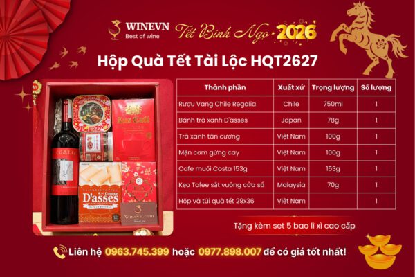 Hộp Quà Tết Tài Lộc HQT2627
