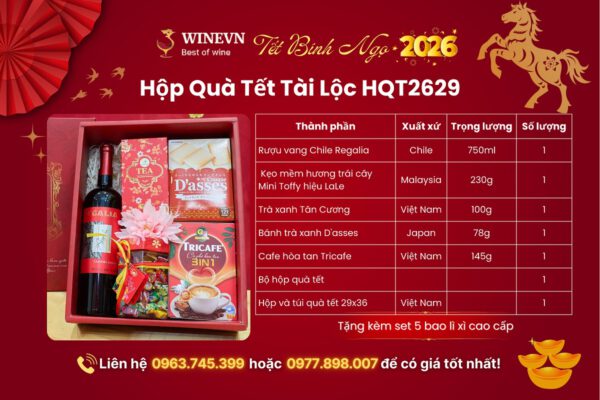 Hộp Quà Tết Tài Lộc HQT2629