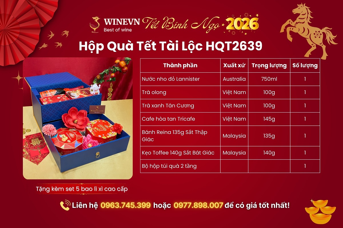 Hộp Quà Tết Tài Lộc HQT2639