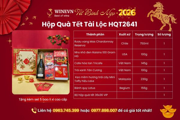 Hộp Quà Tết Tài Lộc HQT2641