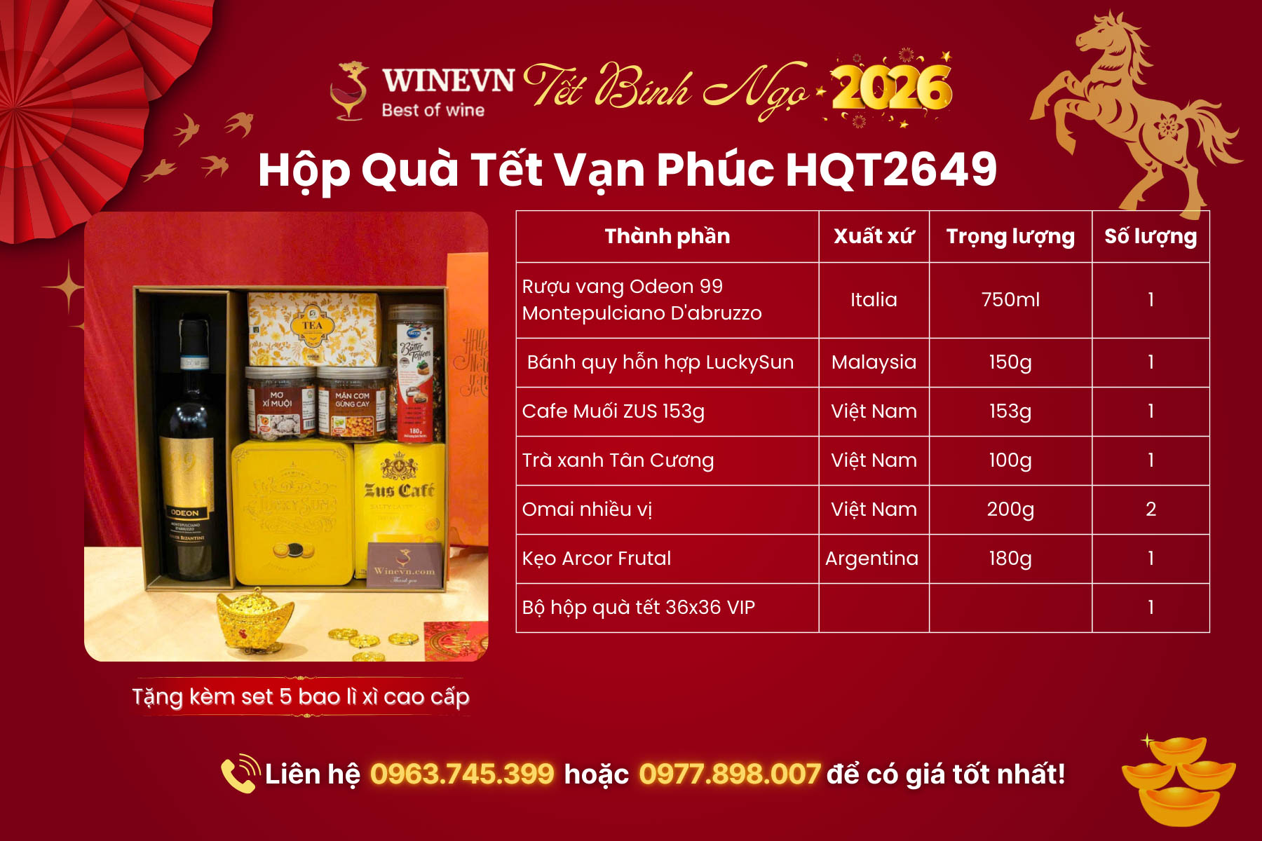 Hộp Quà Tết Vạn Phúc HQT2649