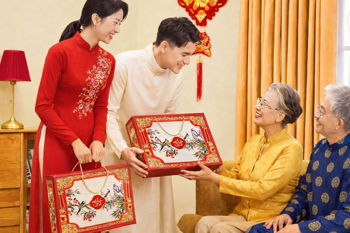 Tặng hộp quà Tết 1 triệu